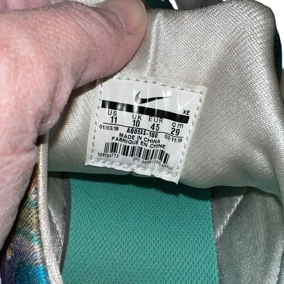 Nike Air Mens 11 Huarache Run Print Alternate Galaxy Running Shoes Sneakers - Picture 9 of 10